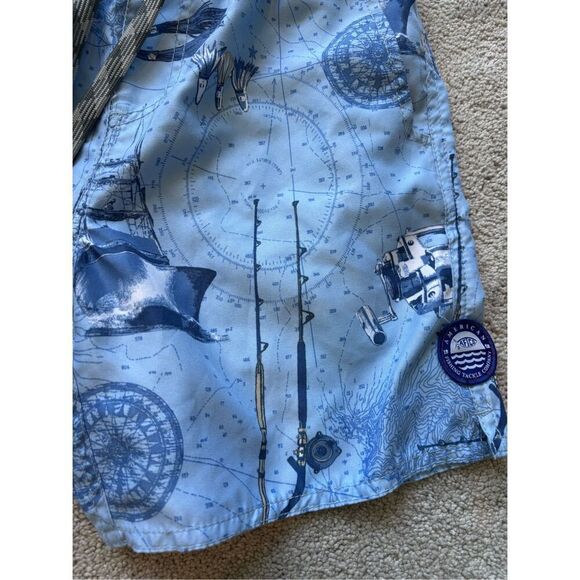 NWOT AFTCO youth boatbar swim trunk short, med $70 C9 - Picture 2 of 5